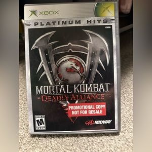 Mortal Kombat Deadly Alliance Promotional edition Xbox game
